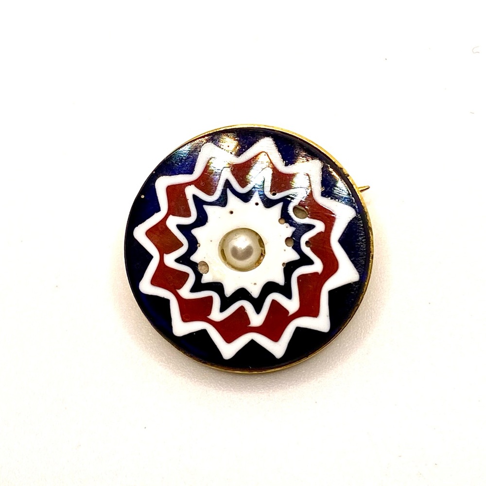 ✨Vintage✨ Unique Brooch Pin Pendant Lapel with Pearl D018